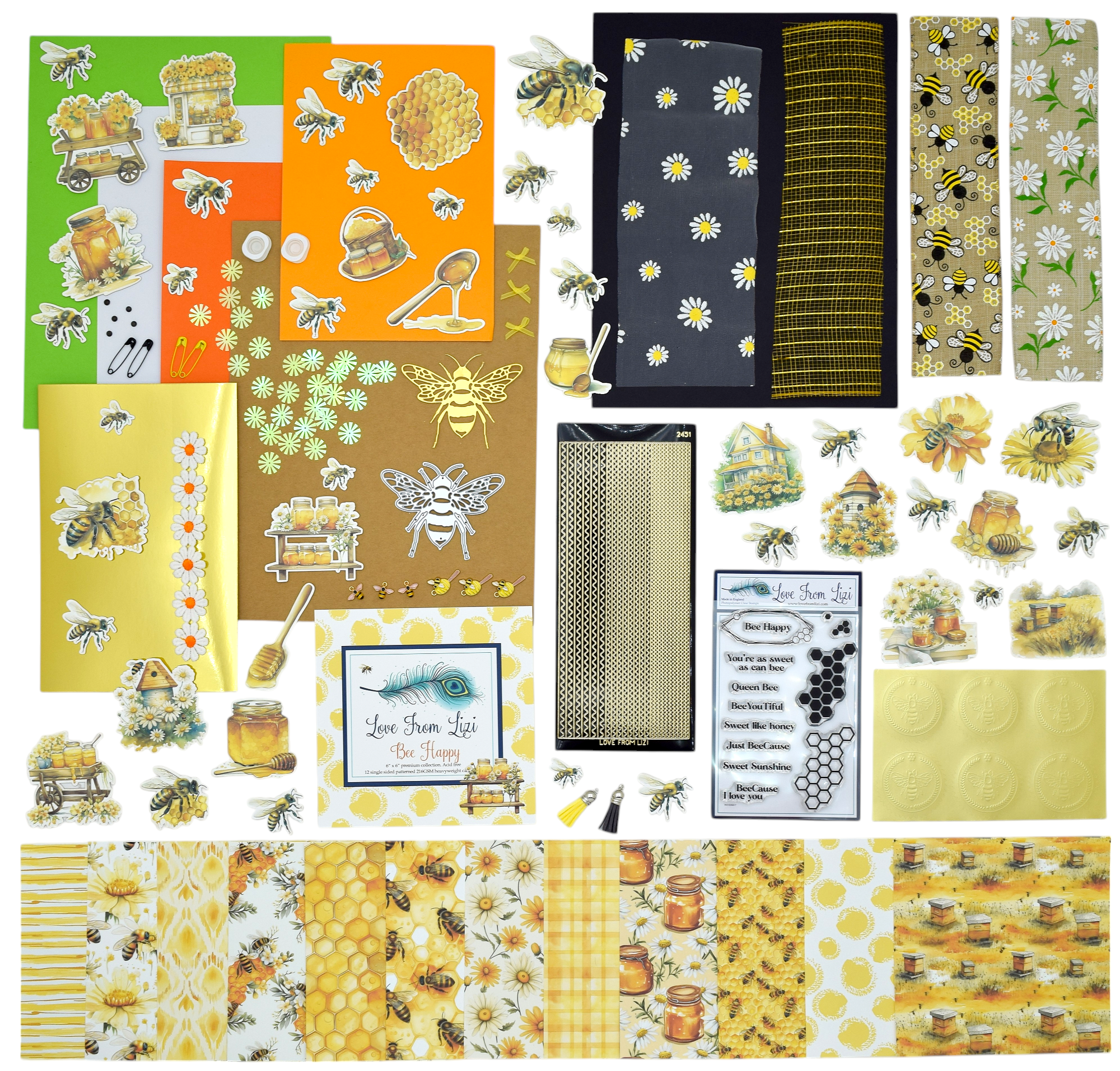 LFL July 25 Card Kit - Bee Happy